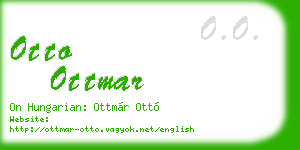 otto ottmar business card