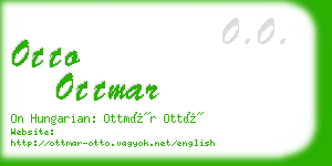 otto ottmar business card